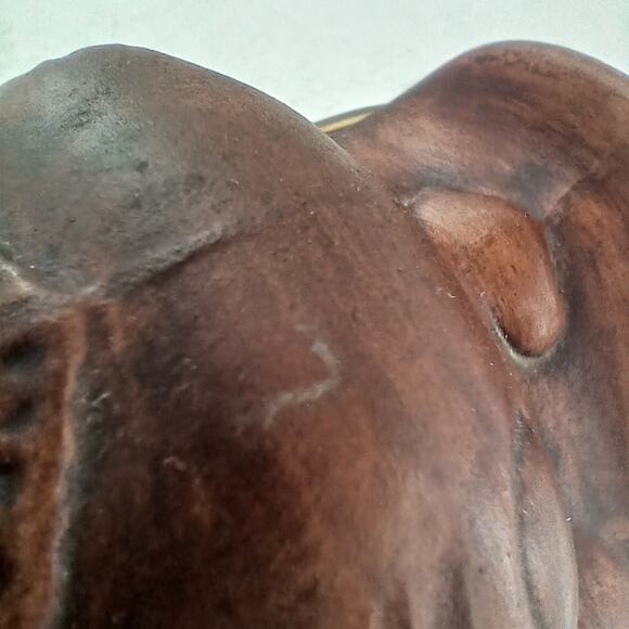 VTG Treasure Craft Monkey Ashtray MCM Brown Ceramic Figurine Retro 1960s Decor - Picture 8 of 12